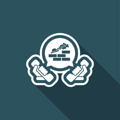 Building company contact icon