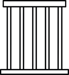 Black and white column vector illustration with decorative design elements