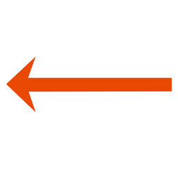 orange arrow icon on white background