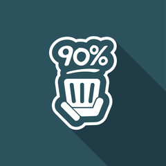 Discount label icon