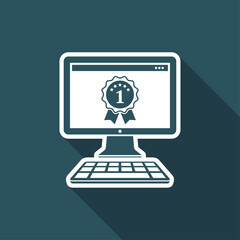 Best rated pc - Vector flat minimal icon