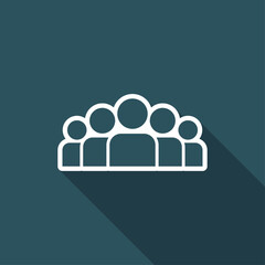 People group - Vector flat minimal icon