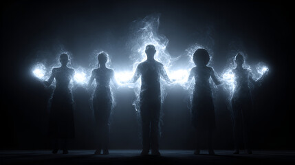  Human Energy Field Awakening, Collective Spiritual Light Activation, Inner Power Radiating from Within