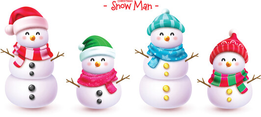 snowman on white background