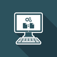 Files transfer settings icon