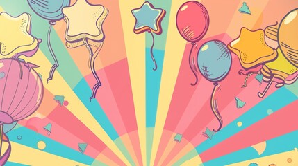 Retro Pop Art Birthday Backgrounds: Bold, Vibrant Visuals for Nostalgic & Energetic Birthday Designs
Bring the iconic charm of retro pop art to birthday projects with retro pop art birthday background