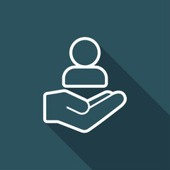 Individual service offer - Minimal icon