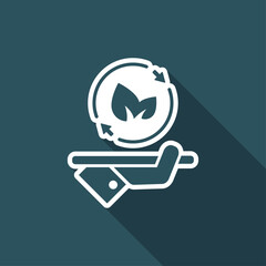 Full ecology services - Vector web icon