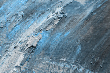 Autumn trend Blue Haze. Blue Haze color. Blue Haze. Blue Haze texture. Art texture. Blue texture. Large brushstroke texture. Art background. Artist's palette