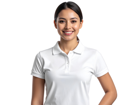 Smiling woman call center operator with headset