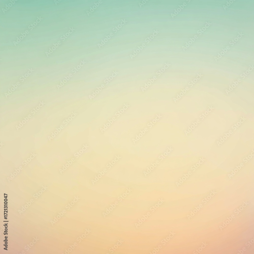 Poster Soft pastel gradient background creating a calming and serene atmosphere for creative projects and designs