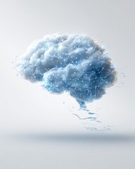 Exploring the connection between thought and creativity through a digital brain concept