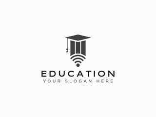 Education logo design vector template