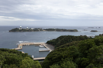 長崎県対馬市　韓国展望所
