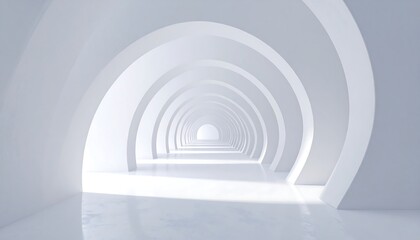 Obraz premium Abstract architectural tunnel