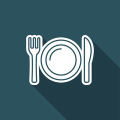 Eatery icon - Thin series