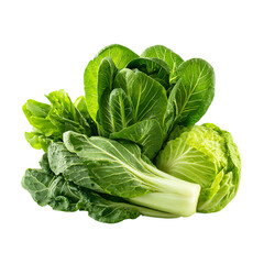 Fototapeta premium Green Leafy Vegetables Healthy Food png
