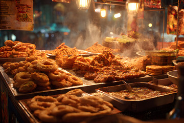 Exploring Crispy Delights:A Journey through the Worl of Fried Food Street Markts