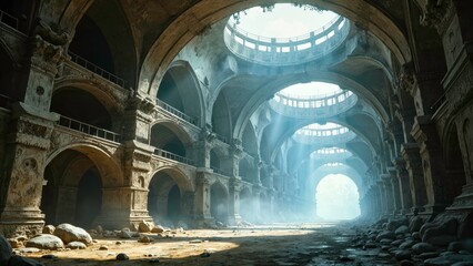 Science fiction architectural art images