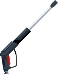 Pressure washer spray gun nozzle for washing cars, buildings and other surfaces