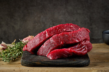fresh raw beef meat