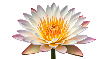 lotus flower isolated on white background