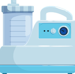 Hospital suction machine ensuring efficient and safe removal of fluids and secretions, crucial for patient care and hygiene