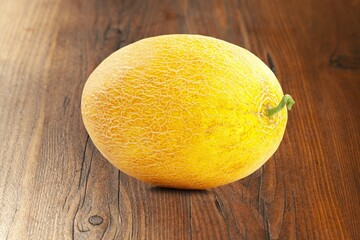 Fresh ripe sweet yellow melon