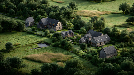 Charming Farmhouses in theCountryside: Embracing Rusic Beauty and Serene Landsapes