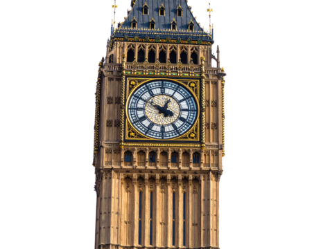  big ben clock tower with transparent background PNG and JPEG image 