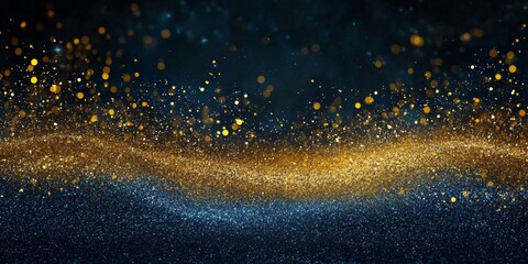 Enchanting display of colorful glitter lights creating an abstract backdrop.