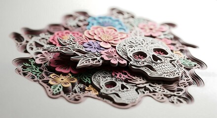 Fototapeta premium Modern Paper Craft Illustration