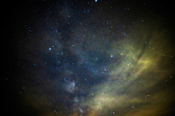 Clouds on a Quebec night sky