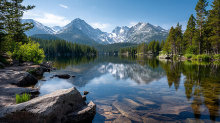 Fototapeta premium Planet Earth with clean air and nature relying on renewable resources. Ecological concept of alternative sustainable energy for an ecologically clean planet. ecology and environmental protection