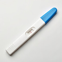 pregnancy test strip isolated flat