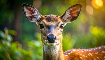 Close-up of a deer in nature