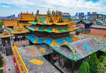 Houtu Temple Ancient Buildings, Jiexiu City, Jincheng, Shanxi Province