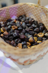 Dry Figs in a basket