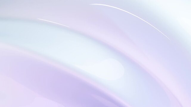 Abstract wave loop animation. 3D rendered background, flowing, fluid, twisted shapes with a reflective and iridescent texture. Smooth light gradient. Elegant live wallpaper and animated footage