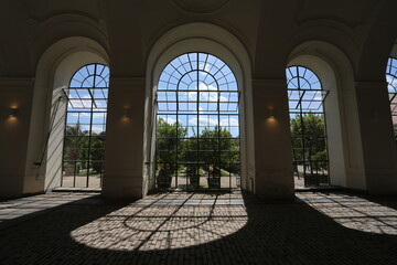 Intérieur de l'Orangerie baroque du château de Schönbrunn, résidence impériale à Vienne en...