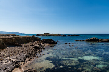 Seascape view from the north of Tunisia