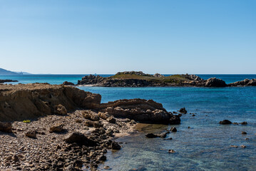 Seascape view from the north of Tunisia