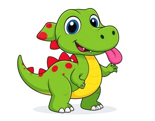 Cute cartoon dragon character