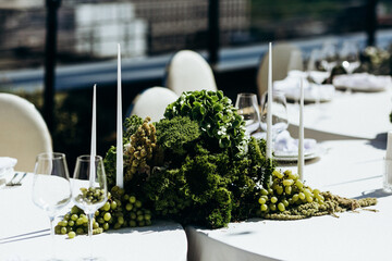 Wedding decoration, wedding floristics, wedding details