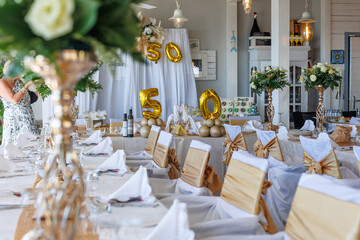 anniversary, wedding, rose, celebration, gift, love, party, decoration, pie, colours, ribbon, gold, 50, emotion, ring, white, birthday, eatery, flower, red, vacation, sweet, belief, colourful, elderly