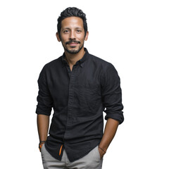 portrait of a handsome young man