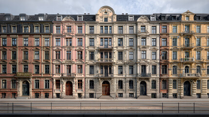 Explore the Timeless Beaut of Historic Building Facaes with Rich ArchitecturalHeritage and Distinctive Dtails in Urban Landscapes