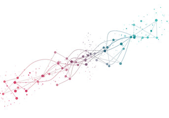 Abstract Network Flow: Dynamic Data Visualization