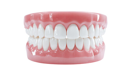 Obraz premium teeth isolated on white with clipping path