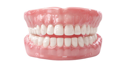 Fototapeta premium teeth isolated on white with clipping path